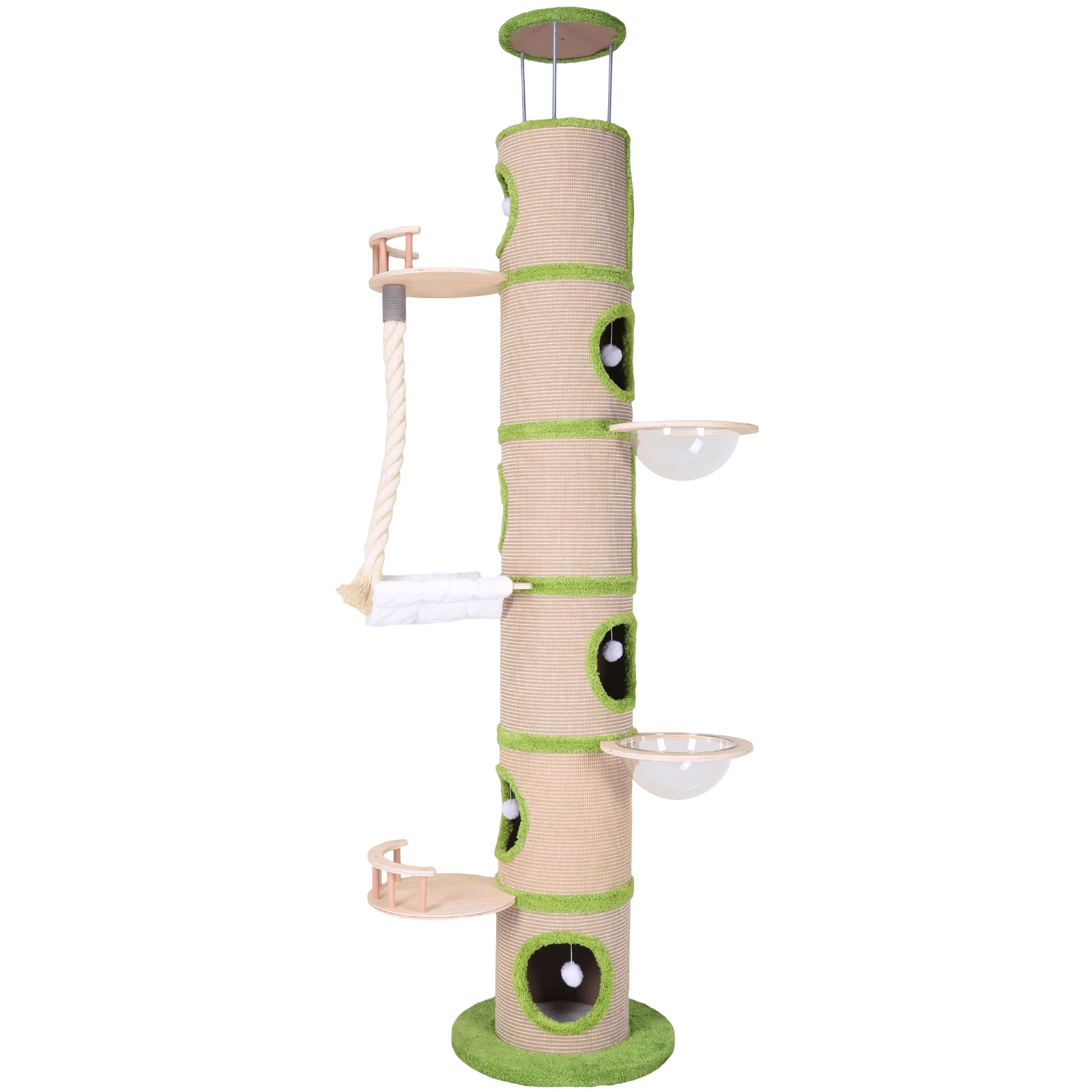 Forest Large Cat Tree with Sisal Scratching Pad Tall Cat Tree Tower Super Large Cat Tree Tower for Indoor Kittens
Forest Large Cat Tree with Sisal Scratching Pad Tall Cat Tree Tower Super Large Cat Tree Tower for Indoor Kittens