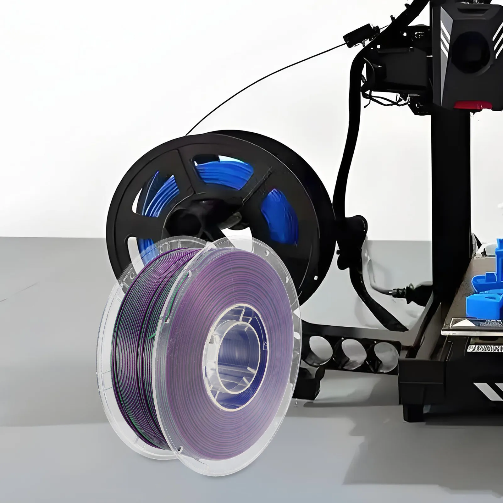 1 Roll 1.75mm Tri-Color Pla 3D Filament Smooth Printing Accurate Layer Adhesion Bright Color Variety Low Clog Easy Replacement
1 Roll 1.75mm Tri-Color Pla 3D Filament Smooth Printing Accurate Layer Adhesion Bright Color Variety Low Clog Easy Replacement