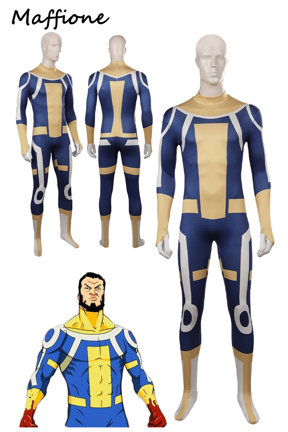 The Immortal Cosplay Men Outfits Anime Invincible Costume Disguise Adult Male Cosplay Roleplay Fantasia Suits Halloween Cloth
The Immortal Cosplay Men Outfits Anime Invincible Costume Disguise Adult Male Cosplay Roleplay Fantasia Suits Halloween Cloth