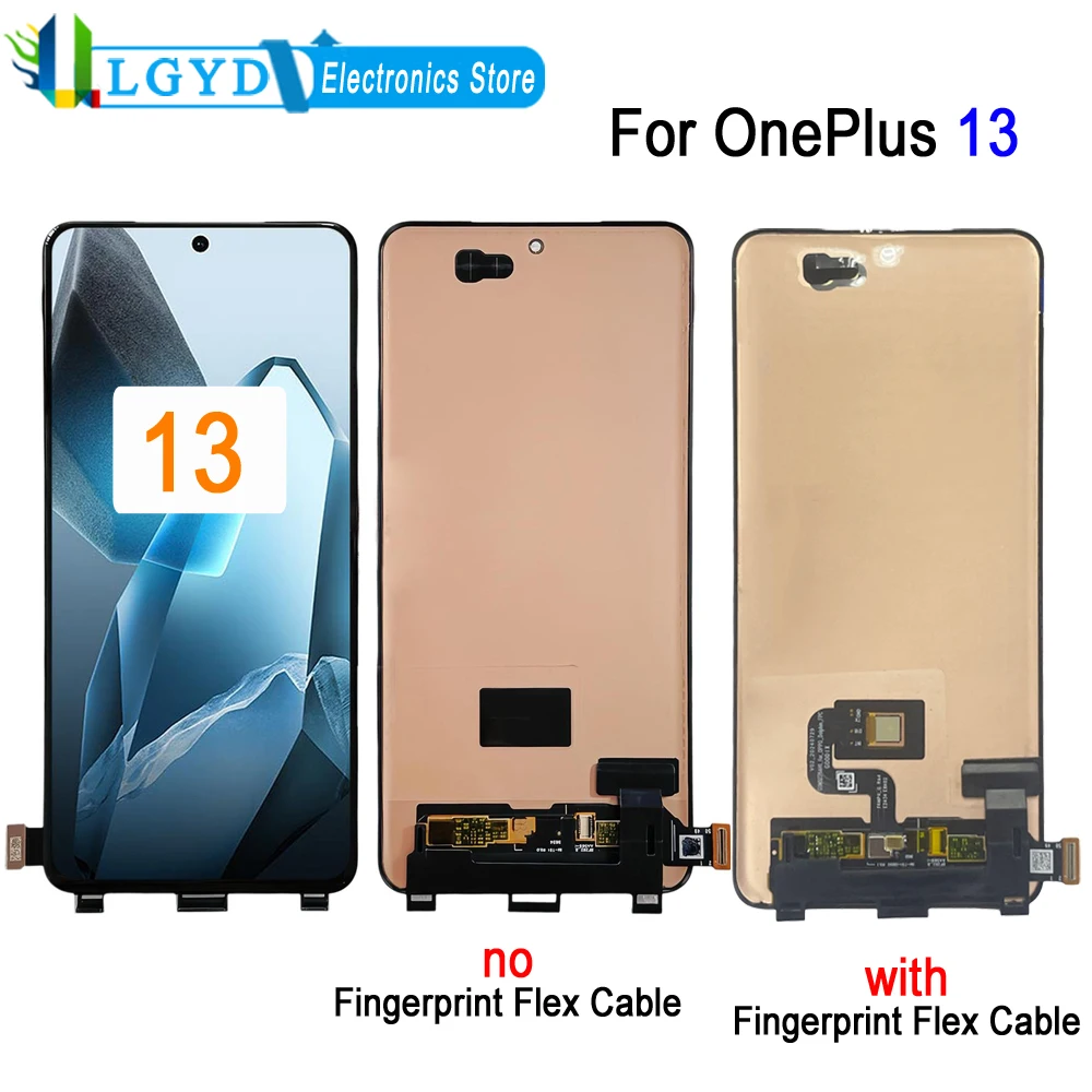 120Hz AMOLED LCD Screen For OnePlus 13 5G, CPH2655 CPH2653 PJZ110 Phone Display Touch Screen no/with Fingerprint Flex Cable
120Hz AMOLED LCD Screen For OnePlus 13 5G, CPH2655 CPH2653 PJZ110 Phone Display Touch Screen no/with Fingerprint Flex Cable