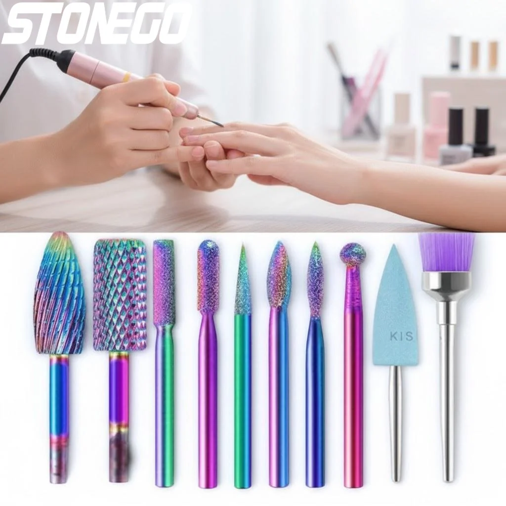 10Pcs Set Tungsten Carbide Nail Drill Bits for Manicure Pedicure Professional Salon Home Use Nail Art File Machine Accessories
10Pcs Set Tungsten Carbide Nail Drill Bits for Manicure Pedicure Professional Salon Home Use Nail Art File Machine Accessories