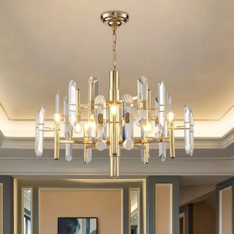 Postmodern Crystal Iron Gold Ceiling Lamp Pendant Light Hanging Chandelier Lighting Suspension Luminaire Lamps Lights
Postmodern Crystal Iron Gold Ceiling Lamp Pendant Light Hanging Chandelier Lighting Suspension Luminaire Lamps Lights