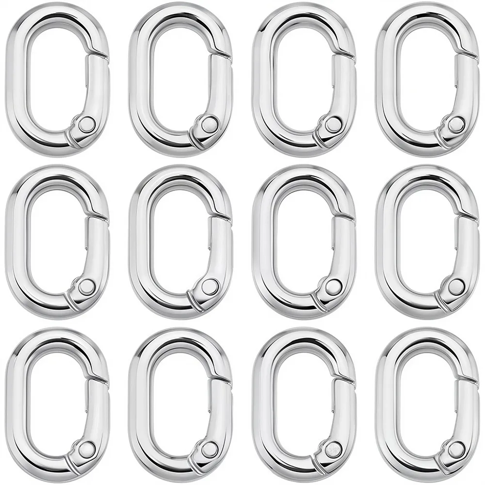 30Pcs Zinc Alloy Spring Gate Rings Oval Platinum 21x14x4mm
30Pcs Zinc Alloy Spring Gate Rings Oval Platinum 21x14x4mm