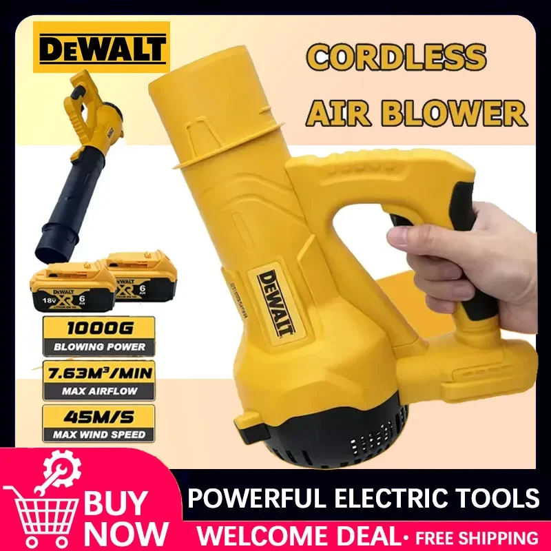 Аккумуляторная воздуходувка Dewalt с длинной трубкой для уборки листьев, инструмент для сада, работающий от аккумулятора 18В, для дома и двора, очиститель снега
Аккумуляторная воздуходувка Dewalt с длинной трубкой для уборки листьев, инструмент для сада, работающий от аккумулятора 18В, для дома и двора, очиститель снега