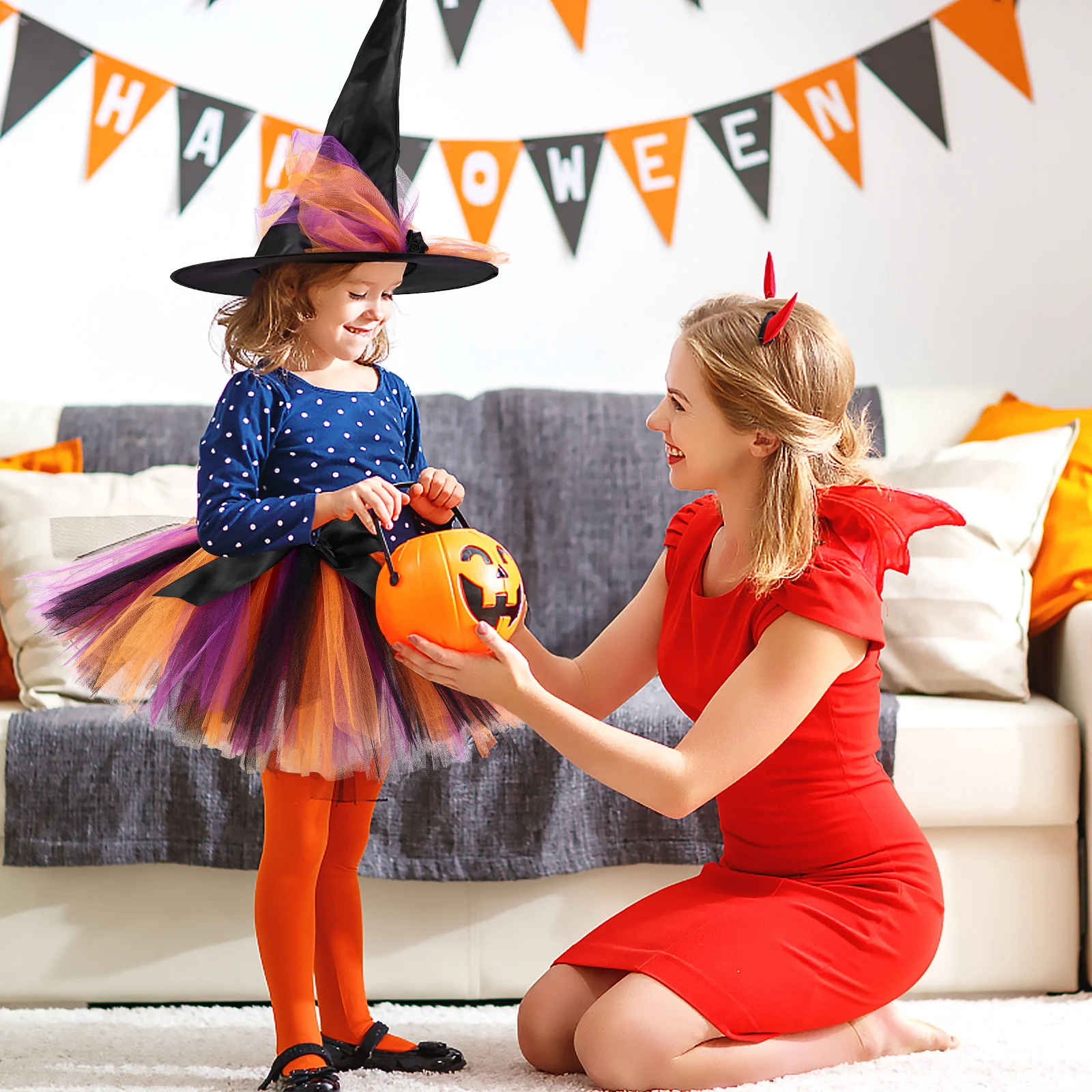 1Set Halloween Witch Party Costume Hat and Skirt Dress Up Birthday Dancing Outfit Halloween Witch Set Festive Party Dress
1Set Halloween Witch Party Costume Hat and Skirt Dress Up Birthday Dancing Outfit Halloween Witch Set Festive Party Dress
