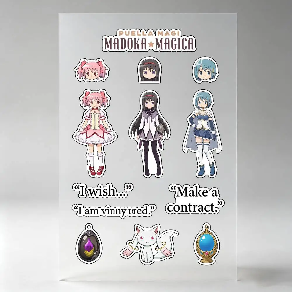 Puella Magi Madoka Magica Anime Stickers Auto Body Bumper Windows Motorcycle Laptop Walls Vinyl Decal Car Tuning Accessories
Puella Magi Madoka Magica Anime Stickers Auto Body Bumper Windows Motorcycle Laptop Walls Vinyl Decal Car Tuning Accessories