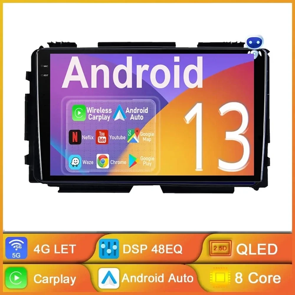 Carplay Auto Android 13 Car Radio For Honda HR-V HRV XRV Vezel 2013 2014 -2018 2019 Car Radio Multimedia Navigation GPS IPS DSP
Carplay Auto Android 13 Car Radio For Honda HR-V HRV XRV Vezel 2013 2014 -2018 2019 Car Radio Multimedia Navigation GPS IPS DSP