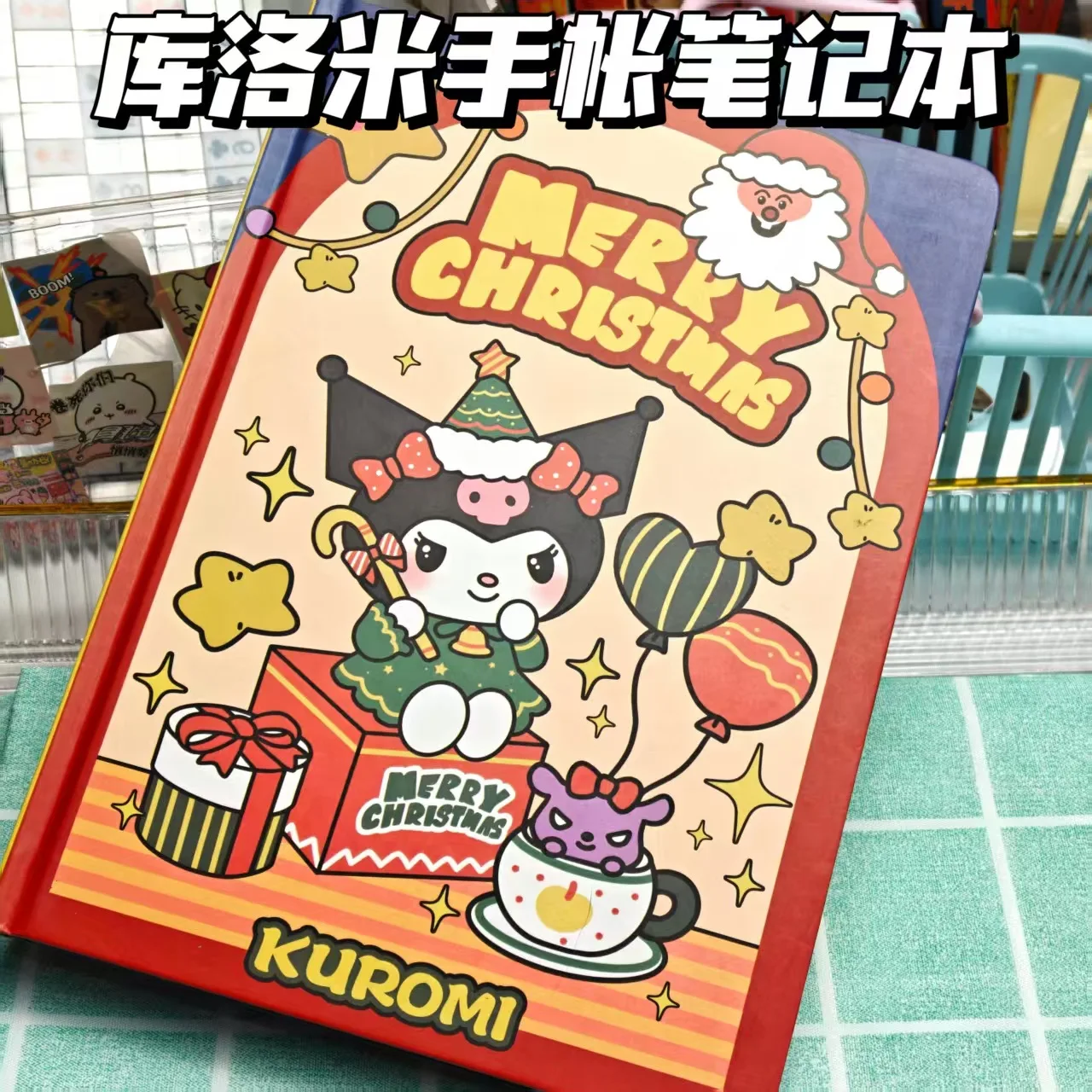 Cute Christmas Sanrio Kuromi A5 Notebook Color Page Cute Hardshell Notebook Student Diary Girl Gift
Cute Christmas Sanrio Kuromi A5 Notebook Color Page Cute Hardshell Notebook Student Diary Girl Gift