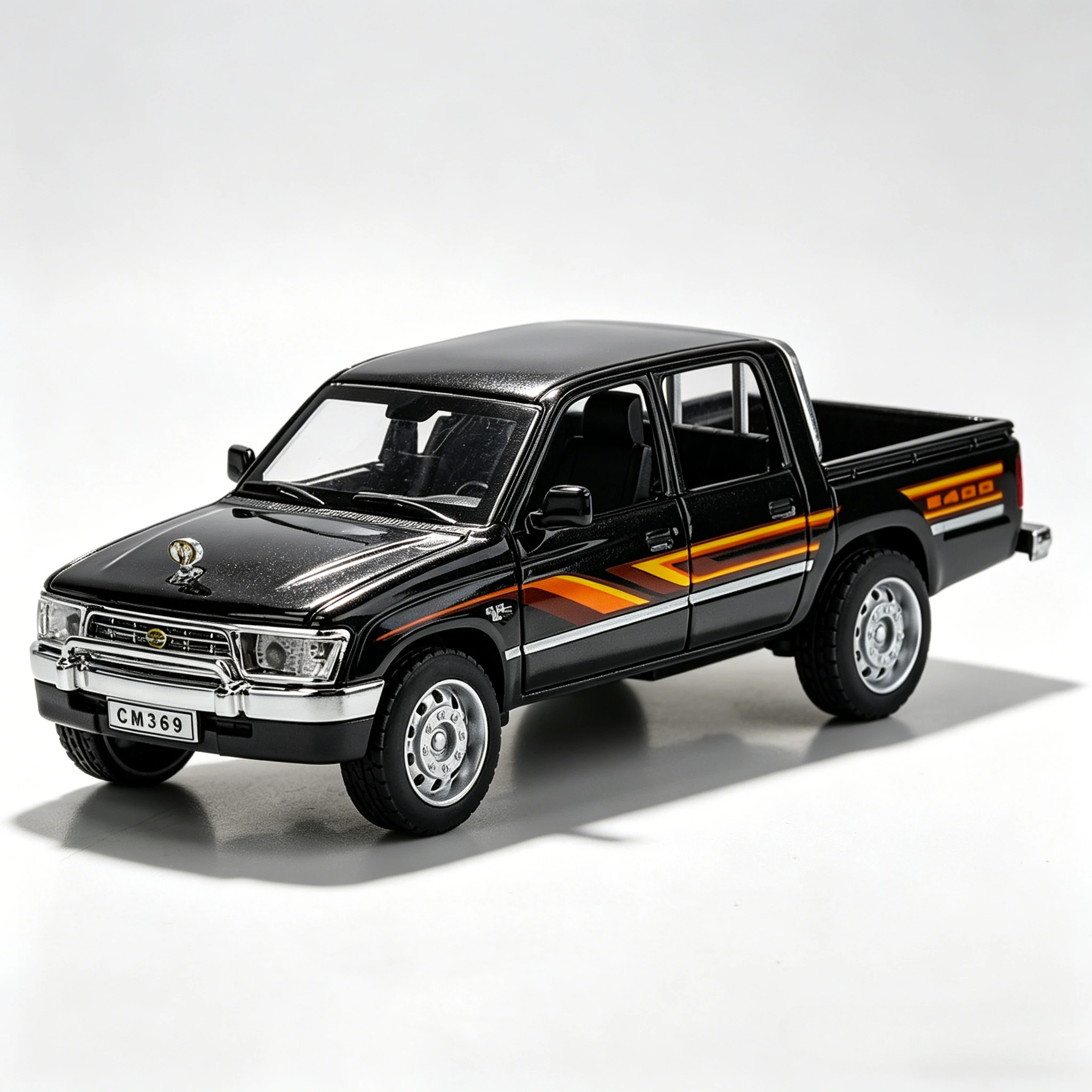 Масштабная модель пикапа Hilux Off Road 1:32, литая металлическая модель из сплава, серия со звуком и светом, детская игрушка, подарок на день рождения для детей
Масштабная модель пикапа Hilux Off Road 1:32, литая металлическая модель из сплава, серия со звуком и светом, детская игрушка, подарок на день рождения для детей