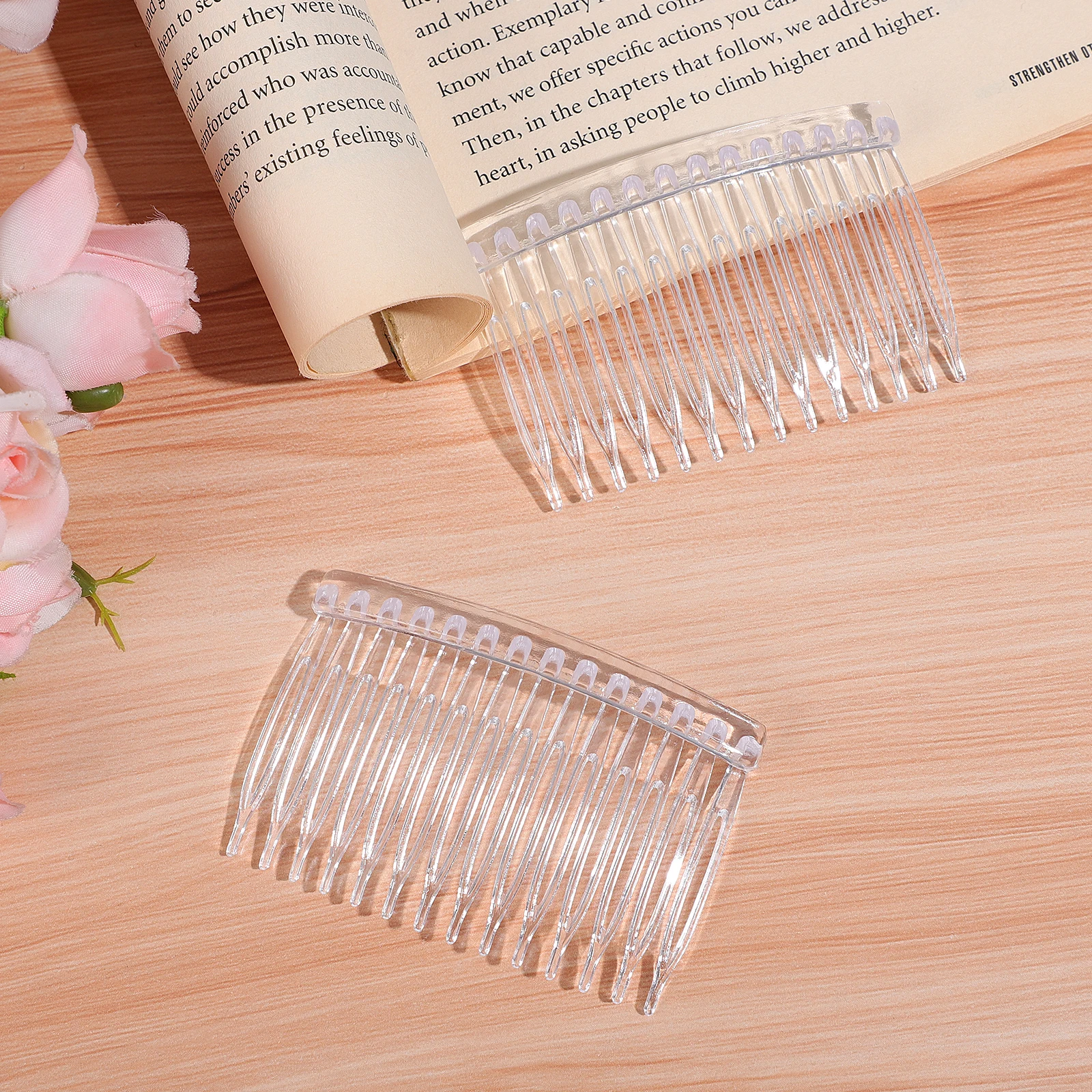 10pcs Transparent Clip Comb Durable 14 Teeth Side Clips for Wedding Parties Bridal Transparent Hair Comb Black Hair
10pcs Transparent Clip Comb Durable 14 Teeth Side Clips for Wedding Parties Bridal Transparent Hair Comb Black Hair
