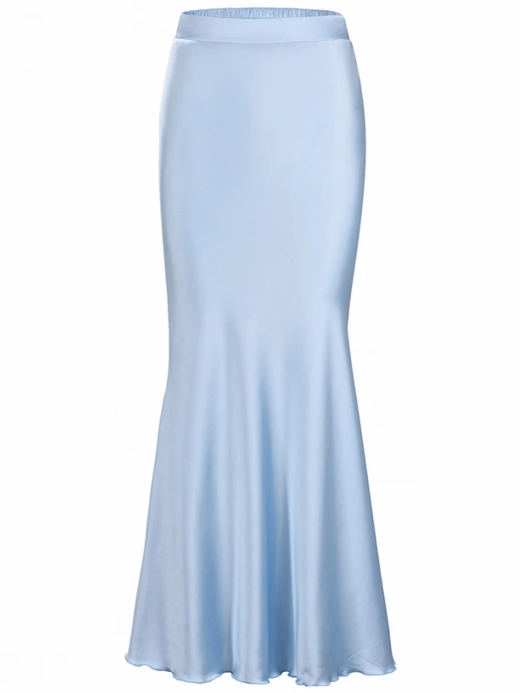 Элегантные атласные юбки-трубы, модные тонкие юбки с высокой талией, женские однотонные офисные длинные юбки, осень-зима, элегантные Mujer
Элегантные атласные юбки-трубы, модные тонкие юбки с высокой талией, женские однотонные офисные длинные юбки, осень-зима, элегантные Mujer