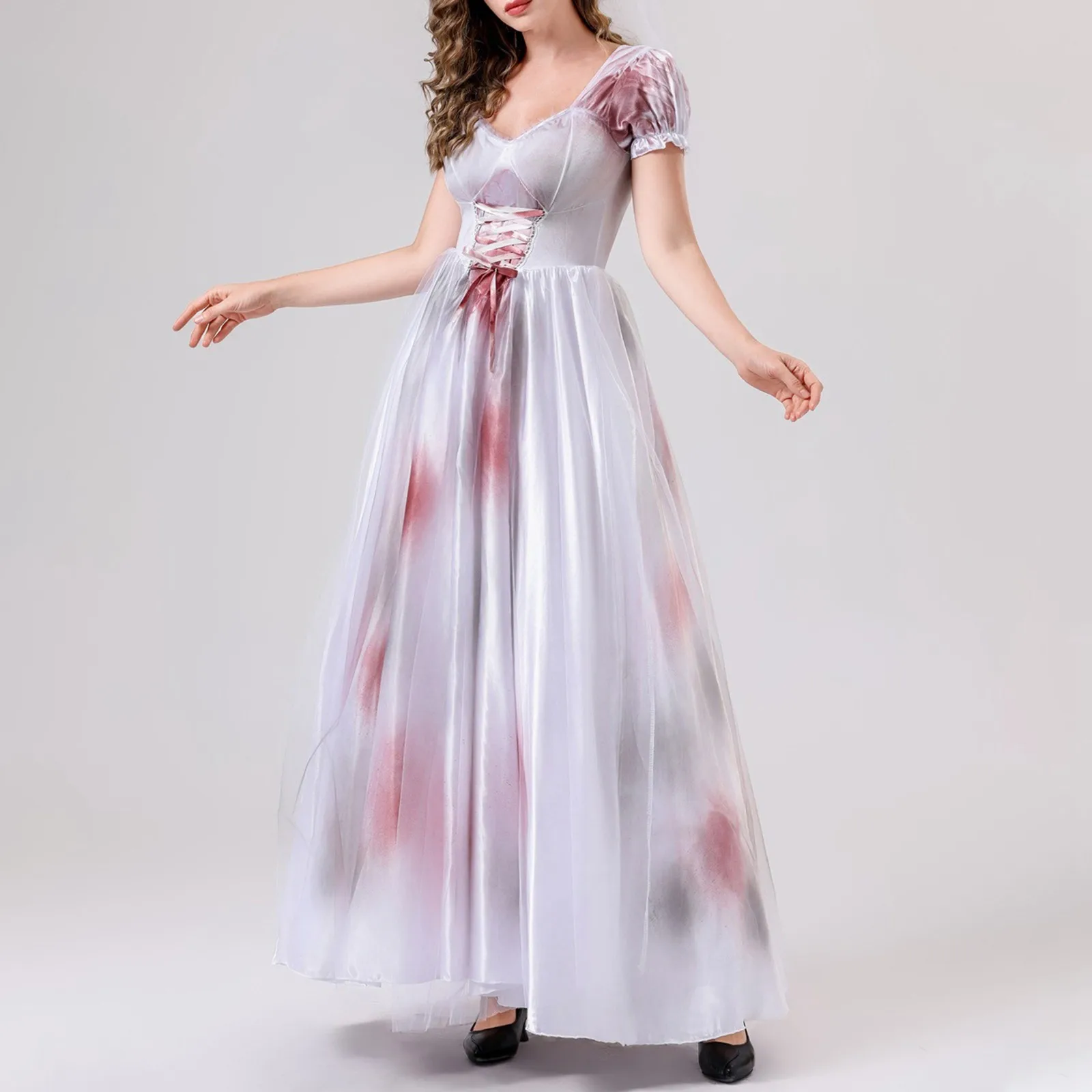 Women's Halloween Cosplay Ghost Bride Dresses Masquerade Stage Performance Costumes Halloween Role Play Costumes
Women's Halloween Cosplay Ghost Bride Dresses Masquerade Stage Performance Costumes Halloween Role Play Costumes