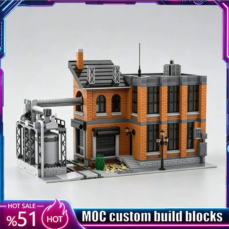 2998PCS Beverage Factory Modular City Street View MOC Model Custom Building Blocks DIY Educational Birthday Collection Toy Gift
2998PCS Beverage Factory Modular City Street View MOC Model Custom Building Blocks DIY Educational Birthday Collection Toy Gift