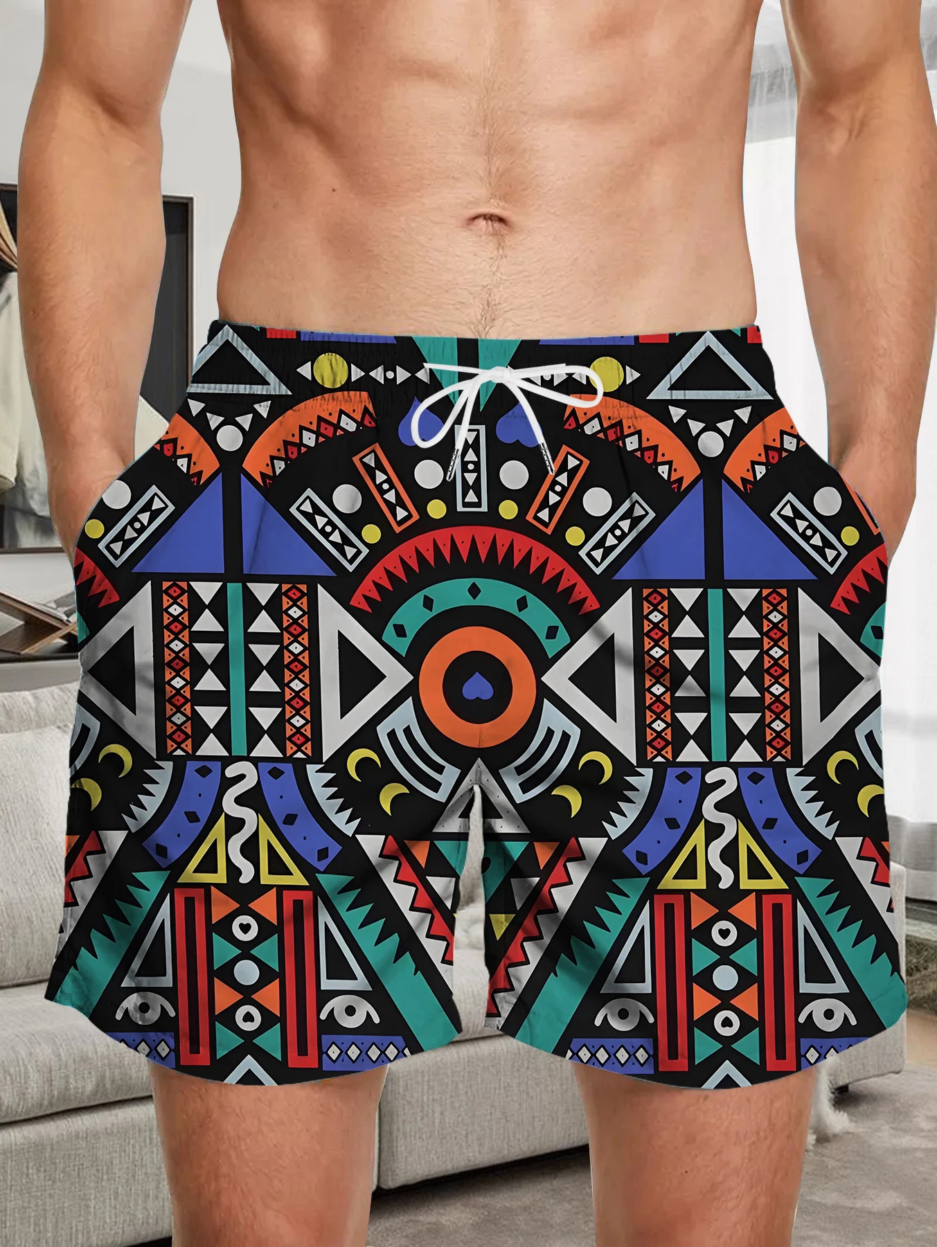 Sports Quick Dry Polyester Shorts Men Full Print Digital Pattern Casual Swim Trunks
Sports Quick Dry Polyester Shorts Men Full Print Digital Pattern Casual Swim Trunks