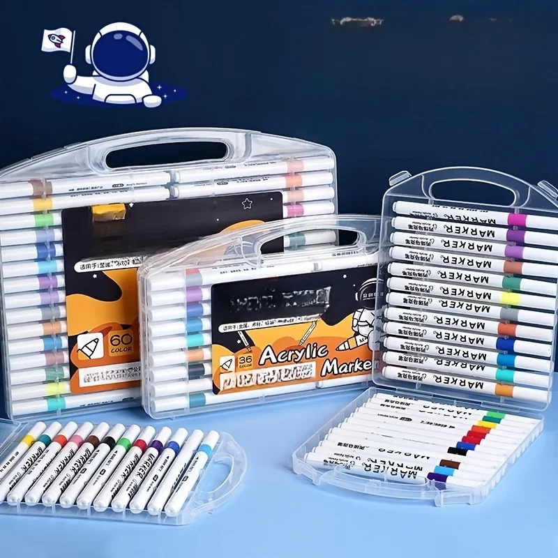 Acrylic marker art watertight washable 24 color 12 color 48 color 60 color 80 color Hard head painting color hand-painted fast
Acrylic marker art watertight washable 24 color 12 color 48 color 60 color 80 color Hard head painting color hand-painted fast