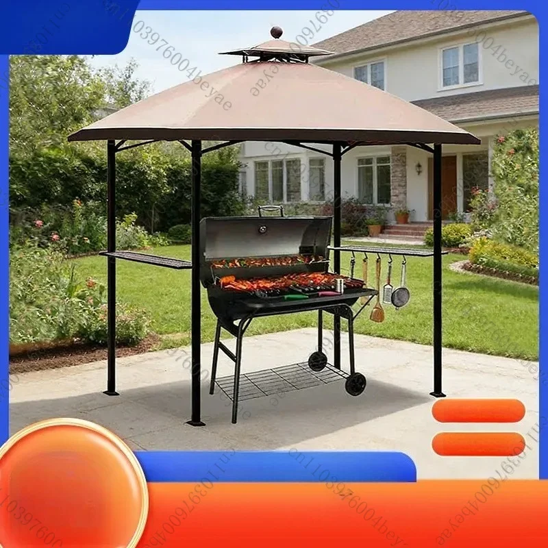 Family small courtyard top barbecue tent outdoor picnic picnic camp thickened double tent shade
Family small courtyard top barbecue tent outdoor picnic picnic camp thickened double tent shade