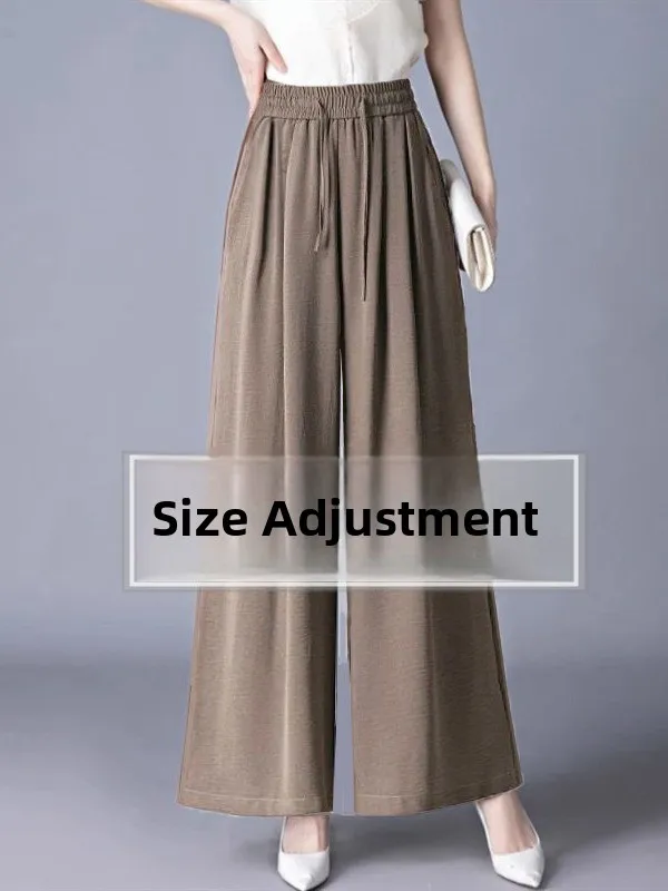 High Waist Wide Leg Pants Skirt Casual Breathable Women's Summer 2025 Korean Style Straight Cut Elastic Waist Polyester Fiber
High Waist Wide Leg Pants Skirt Casual Breathable Women's Summer 2025 Korean Style Straight Cut Elastic Waist Polyester Fiber