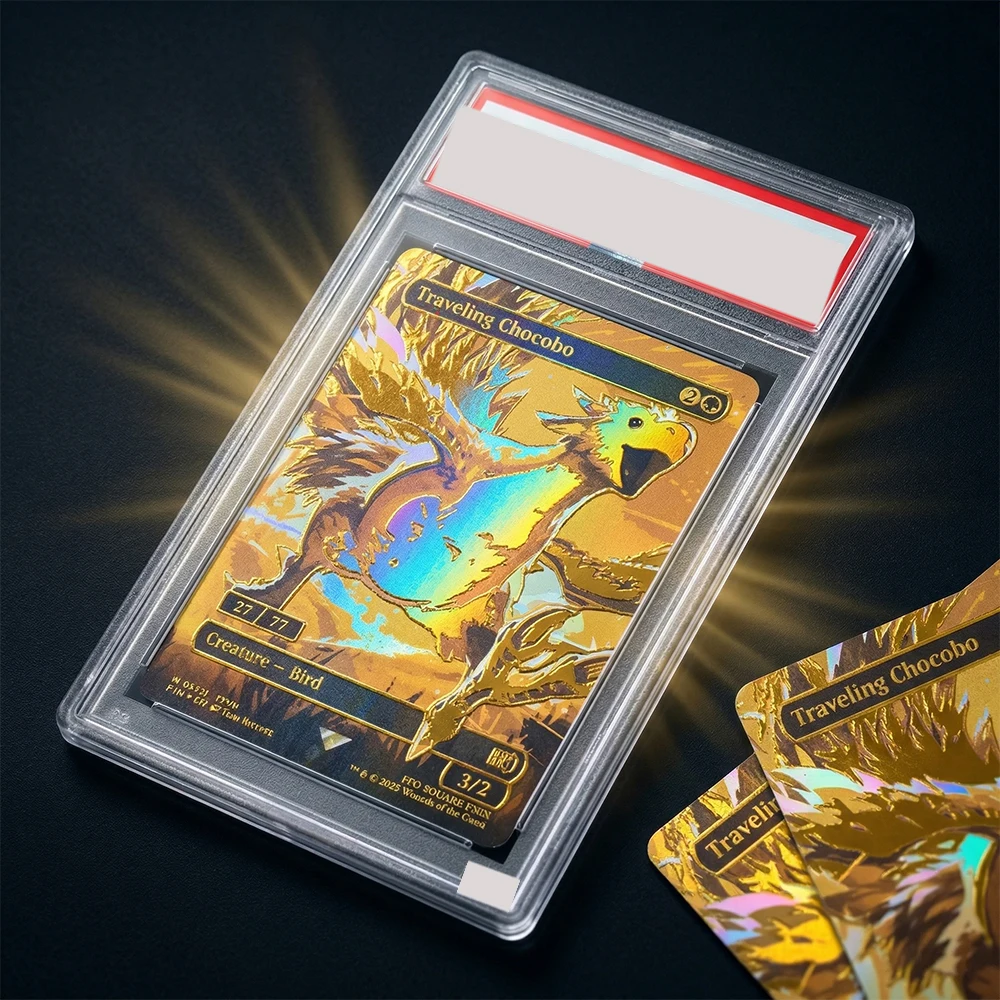 DIY Anime Proxy Graded Collection Card Traveling Chocobo Borderless Foil Card 0551f MINT 9 Completionist Gifts
DIY Anime Proxy Graded Collection Card Traveling Chocobo Borderless Foil Card 0551f MINT 9 Completionist Gifts