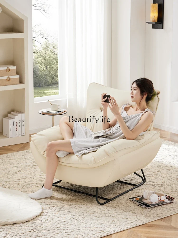 Simple modern single sofa chair living room cream wind lazy sofa comfortable leisure recliner
Simple modern single sofa chair living room cream wind lazy sofa comfortable leisure recliner