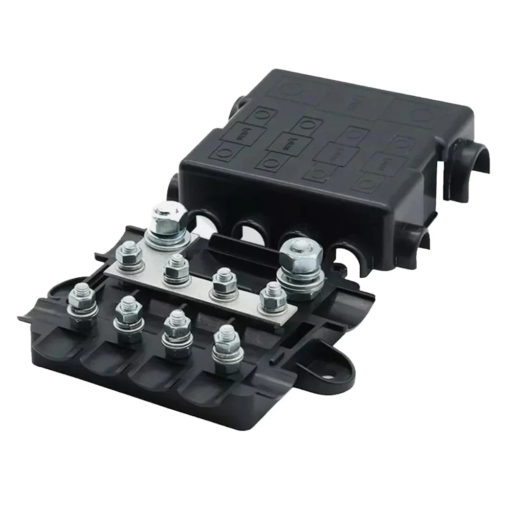 5 Way 12V 24V HEAVY DUTY Power Distribution Fuse Box Block With Bus Bar For MEGA Fuses For MIDI Fuses Holder
5 Way 12V 24V HEAVY DUTY Power Distribution Fuse Box Block With Bus Bar For MEGA Fuses For MIDI Fuses Holder