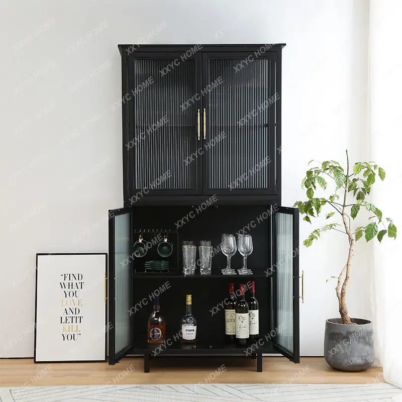 dining side glass entrance wine cabinet wrought iron storage bowl tea cabinet
dining side glass entrance wine cabinet wrought iron storage bowl tea cabinet