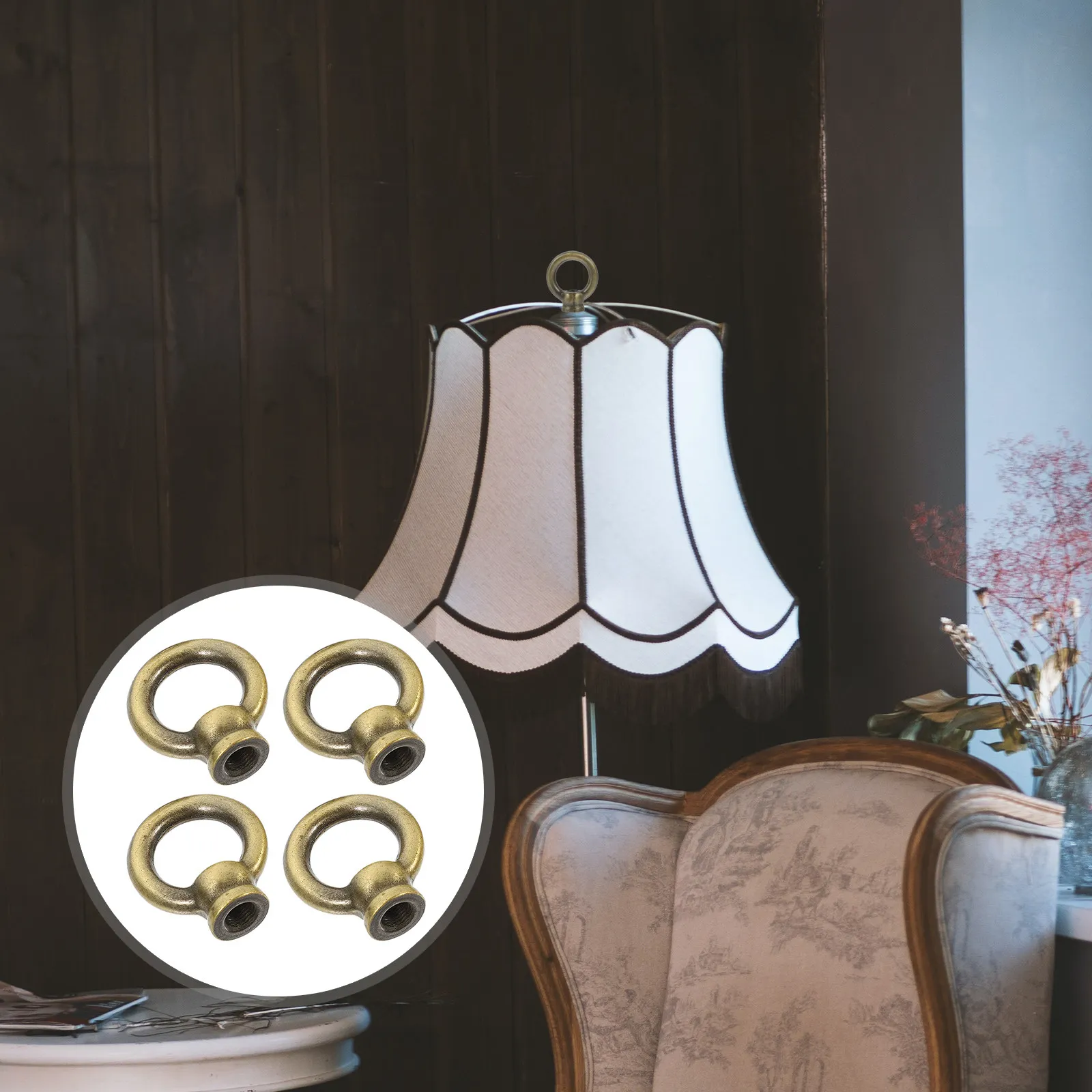 Набор из 4 металлических декоративных наконечников для ламп: для настольных и напольных светильников, колпаков, ручек, а также для ламп-арф.
Набор из 4 металлических декоративных наконечников для ламп: для настольных и напольных светильников, колпаков, ручек, а также для ламп-арф.