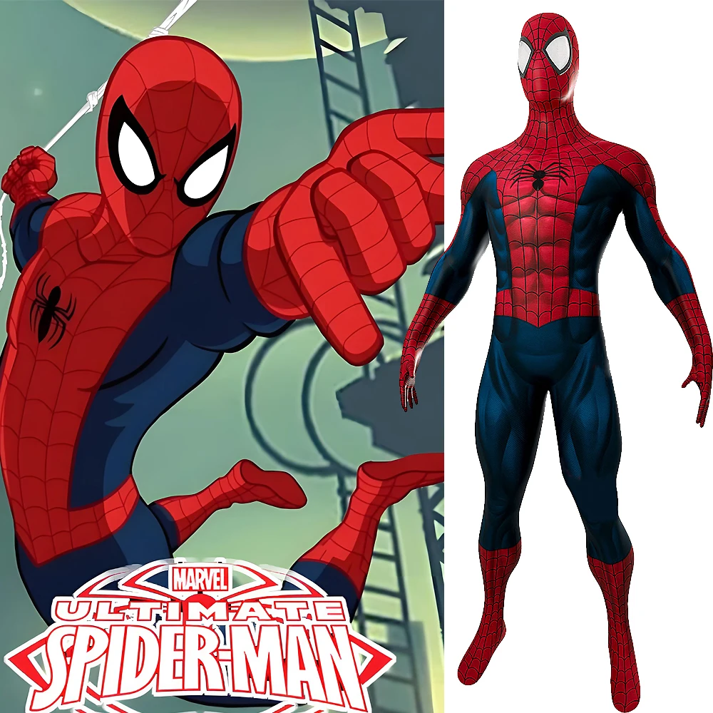 Anime Ultimate Spider Man Cosplay Peter Parker Spiderman Costume 3D Printed Spandex Halloween Costume Bodysuit Outfits for Adult
Anime Ultimate Spider Man Cosplay Peter Parker Spiderman Costume 3D Printed Spandex Halloween Costume Bodysuit Outfits for Adult