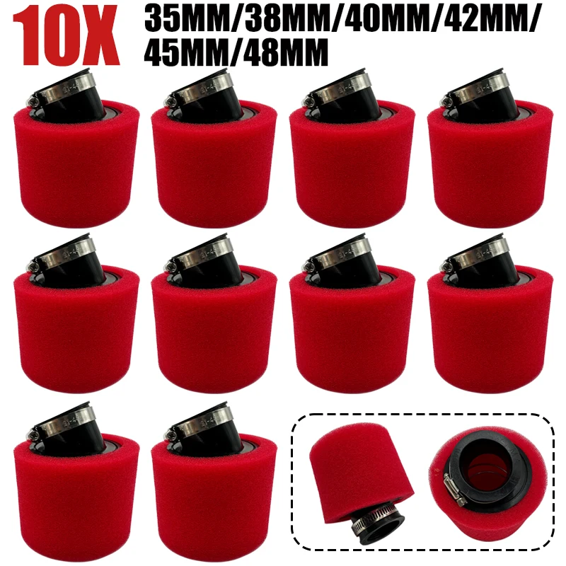 10X Motorcycle Scooter Dirt Pit Bike Moped Parts 35mm 38mm 40mm 42mm 45mm 48mm Bend Elbow Neck Foam Air Filter Sponge Cleaner
10X Motorcycle Scooter Dirt Pit Bike Moped Parts 35mm 38mm 40mm 42mm 45mm 48mm Bend Elbow Neck Foam Air Filter Sponge Cleaner