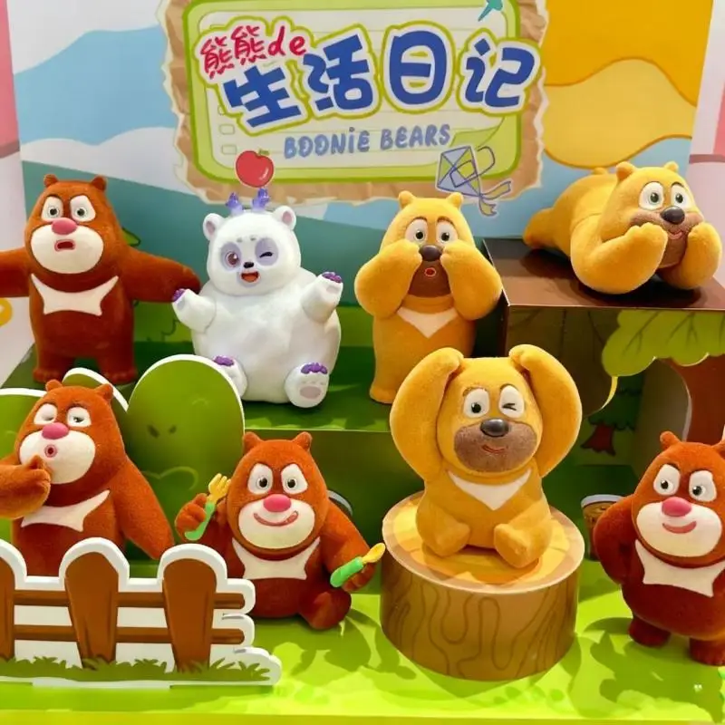 Genuine Boonie Bears Mini Blind Box Cute Flocked Bramble Briar Action Figure Desktop Ornament Collectible Birthday Gift For Kids
Genuine Boonie Bears Mini Blind Box Cute Flocked Bramble Briar Action Figure Desktop Ornament Collectible Birthday Gift For Kids