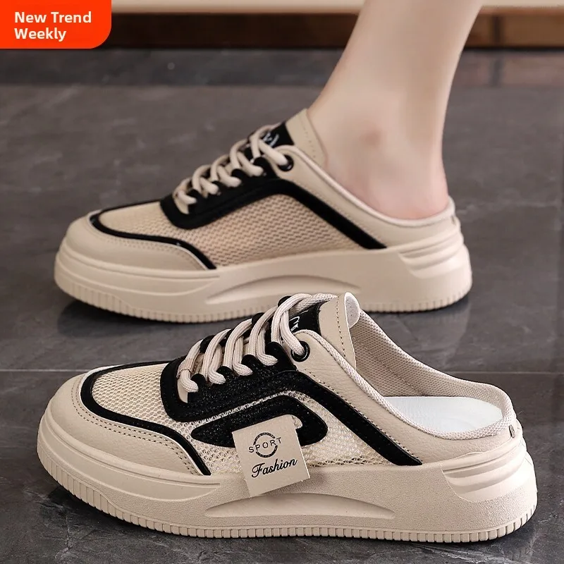 Pregnant Women Soft Bottom Non-Slip Summer Slippers Half Cover Head Half Slippers Breathable Slip-On Casual Cross Buckle
Pregnant Women Soft Bottom Non-Slip Summer Slippers Half Cover Head Half Slippers Breathable Slip-On Casual Cross Buckle