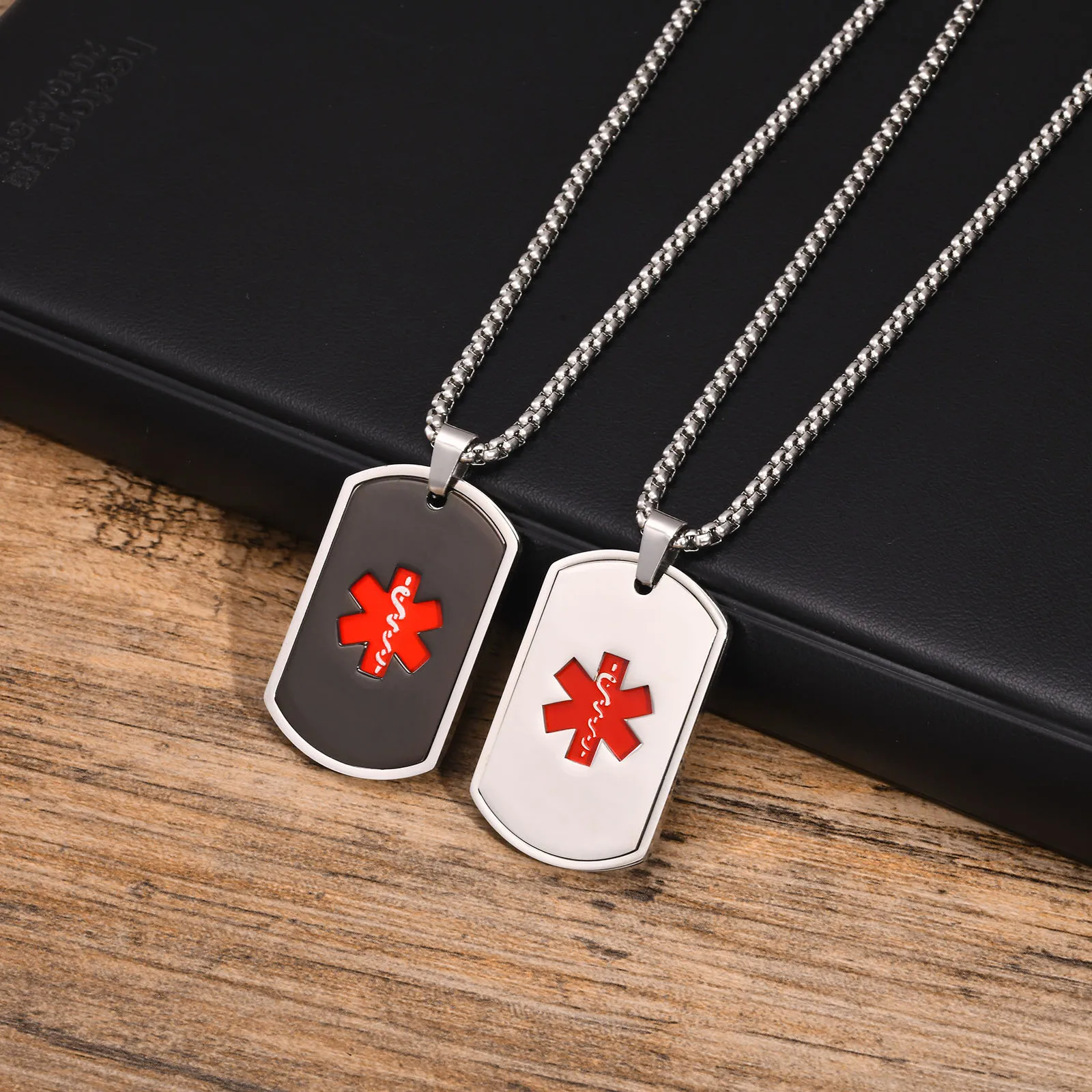 Mprainbow Mens Medical Alert ID Necklaces,Waterproof Stainless Steel Dog Tag Pendant Collar,Father Day Birthday Party Gifts
Mprainbow Mens Medical Alert ID Necklaces,Waterproof Stainless Steel Dog Tag Pendant Collar,Father Day Birthday Party Gifts