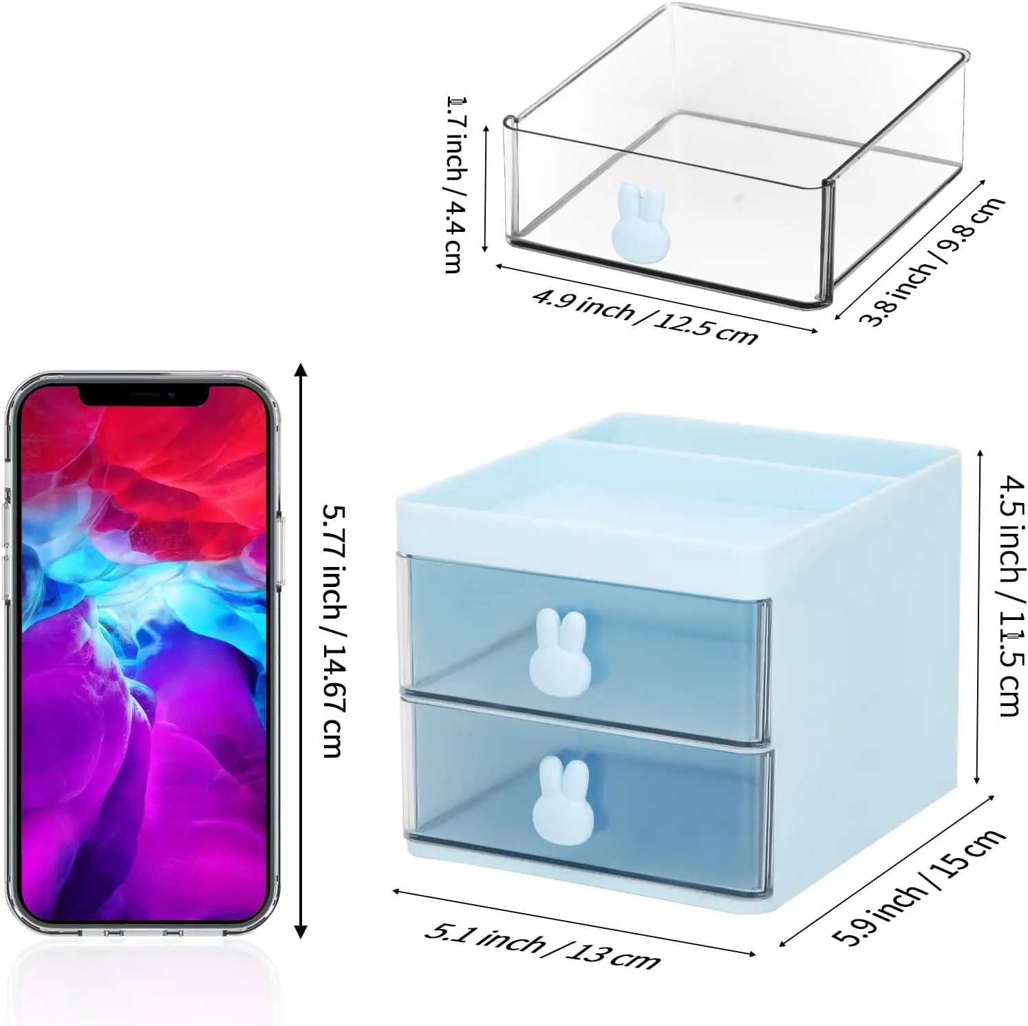 Small Desk Organizer With Drawer, Office Desktop , Business Card/Pen/Pencil/Mobile Phone/ Holder , Makeup Organizer for Office
Small Desk Organizer With Drawer, Office Desktop , Business Card/Pen/Pencil/Mobile Phone/ Holder , Makeup Organizer for Office