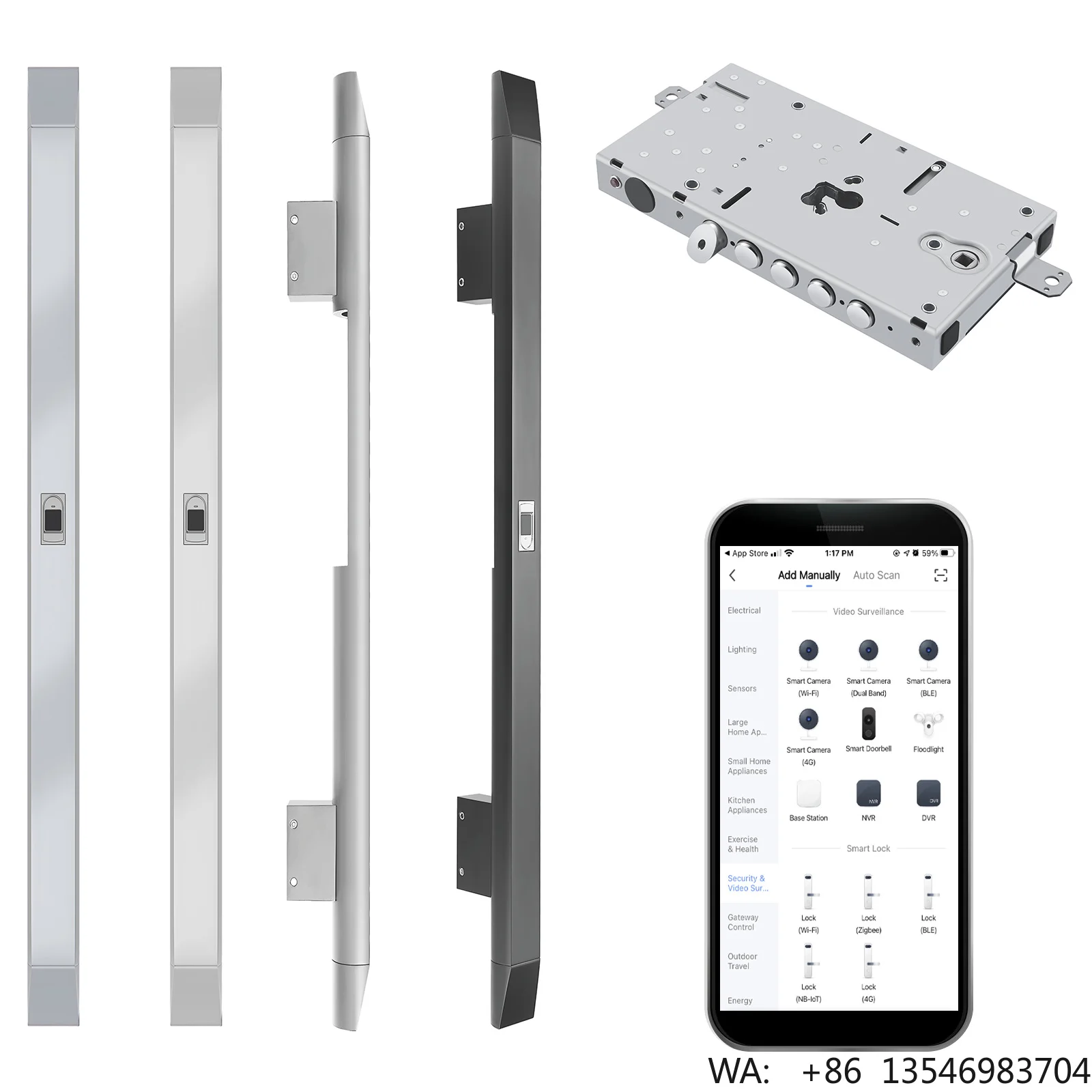 European Style Digital Keyless Smart Fingerprint Door Handle Lock Convenient Exterior Smart Lock for Interiors
European Style Digital Keyless Smart Fingerprint Door Handle Lock Convenient Exterior Smart Lock for Interiors