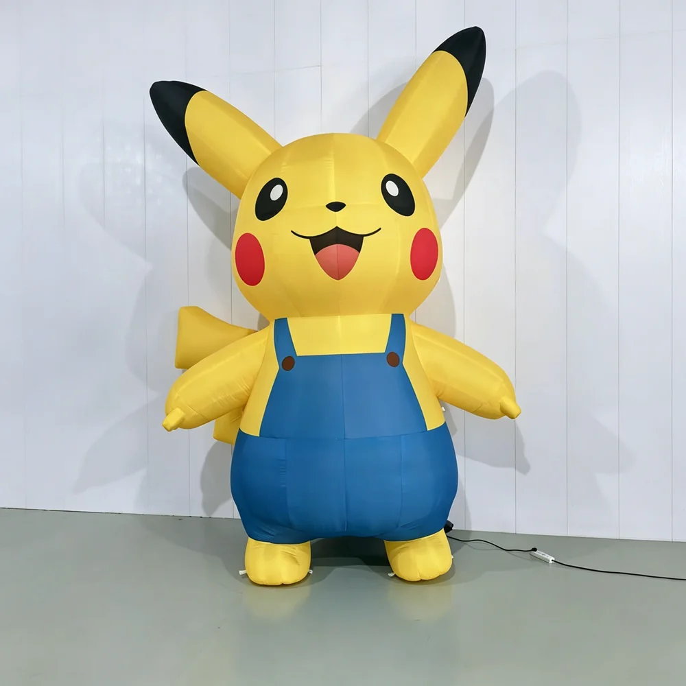 Giant Pikachu in Overalls Inflatable Cartoon Mascot Outdoor Event Decoration Mall Amusement Park Photo Booth Inflatable
Giant Pikachu in Overalls Inflatable Cartoon Mascot Outdoor Event Decoration Mall Amusement Park Photo Booth Inflatable