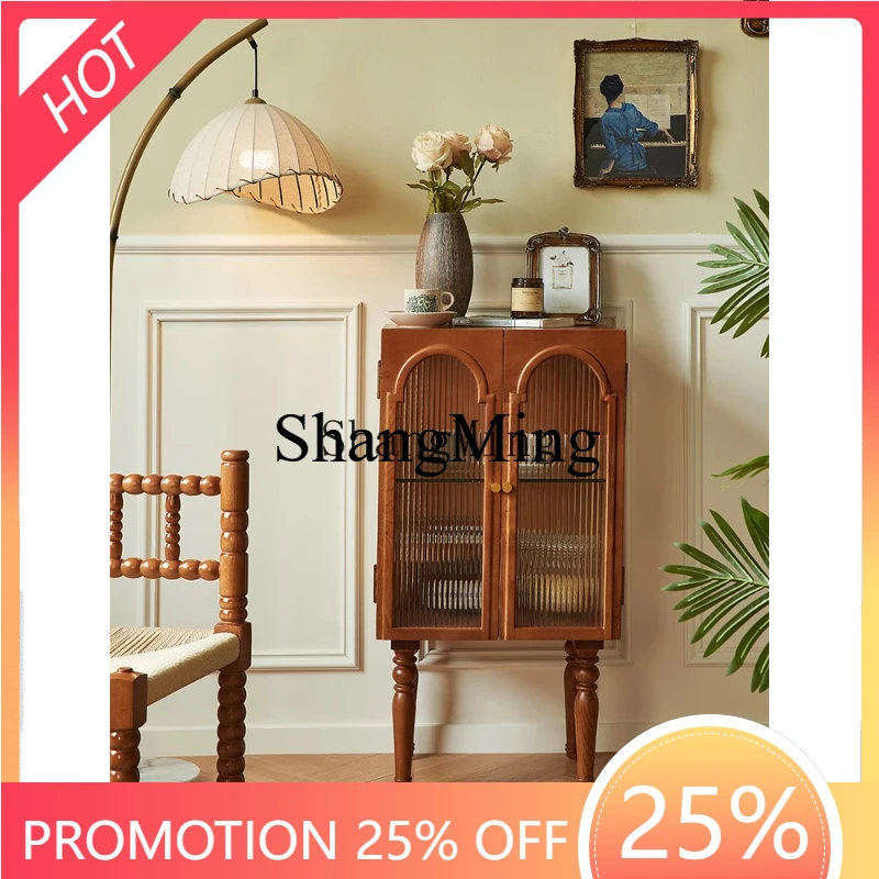 SM new home high value living room sofa side cabinet glass display cabinet retro side bedroom cabinet
SM new home high value living room sofa side cabinet glass display cabinet retro side bedroom cabinet