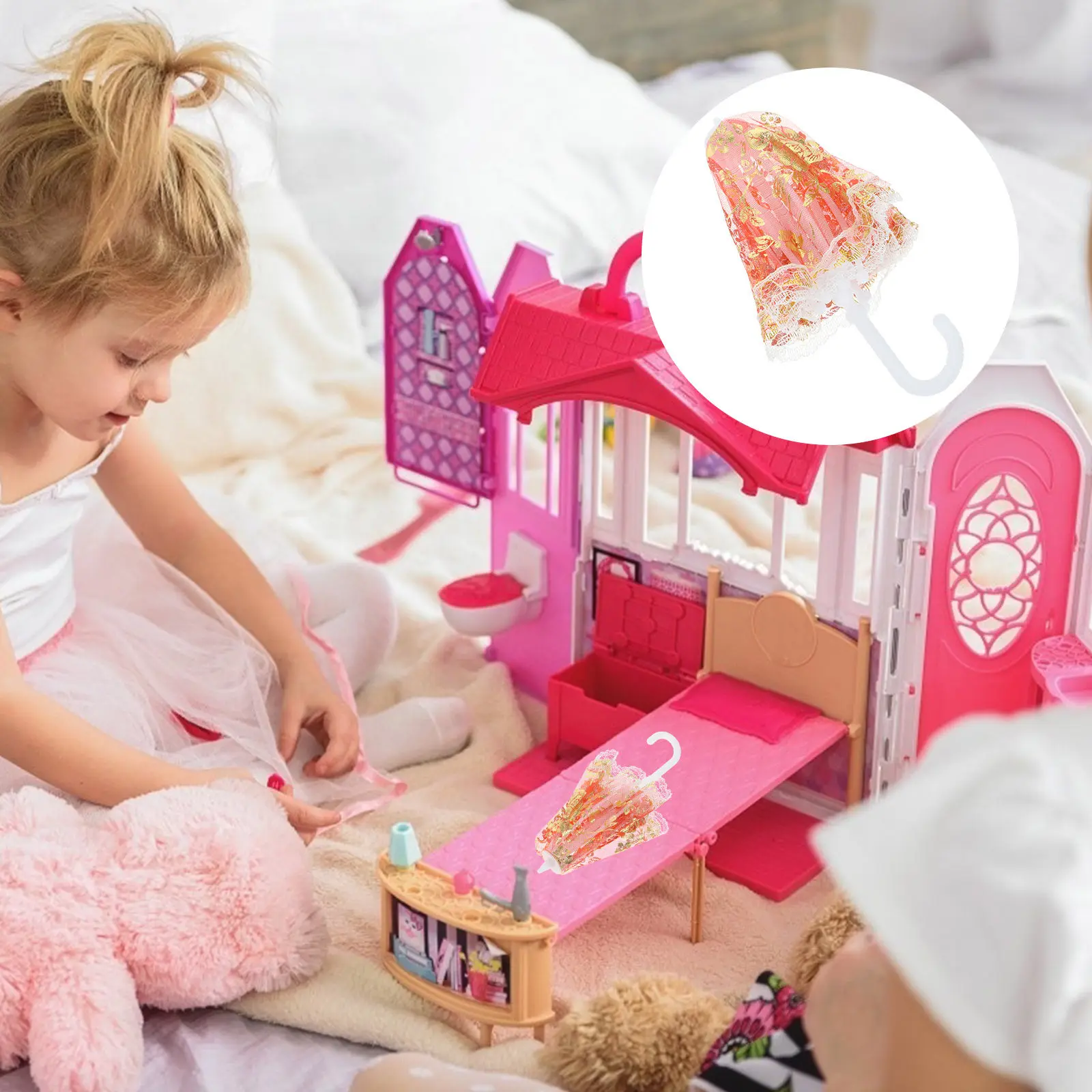 5Pcs Mini Parasol Lace Umbrella Crafts Decorative Kids Playroom Accessories Miniature Scene DIY Gift Ideas Mini Parasol
5Pcs Mini Parasol Lace Umbrella Crafts Decorative Kids Playroom Accessories Miniature Scene DIY Gift Ideas Mini Parasol