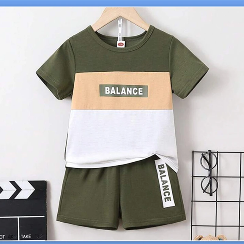 3-7T summer children kids boys fashion casual sport cotton short sleeve T shirt shorts sets suits
3-7T summer children kids boys fashion casual sport cotton short sleeve T shirt shorts sets suits