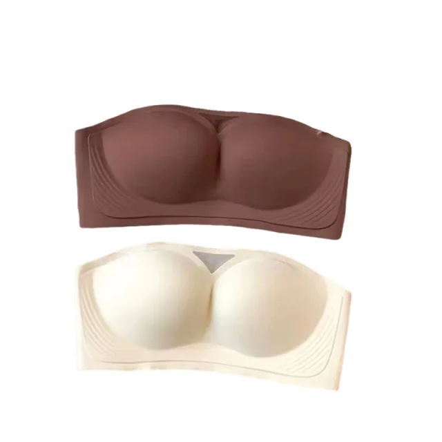 KUCLUT Strapless Bra, Bandeau Style, Invisible One-piece, Traceless Summer Strapless Wedding Sexy Small Breast Push-up Bra
KUCLUT Strapless Bra, Bandeau Style, Invisible One-piece, Traceless Summer Strapless Wedding Sexy Small Breast Push-up Bra