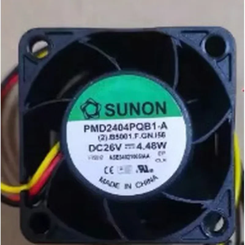 For SUNON 4028 PMD2404PQB1-A 26V 4.48W Inverter Cooling Fan with Original Plug
For SUNON 4028 PMD2404PQB1-A 26V 4.48W Inverter Cooling Fan with Original Plug