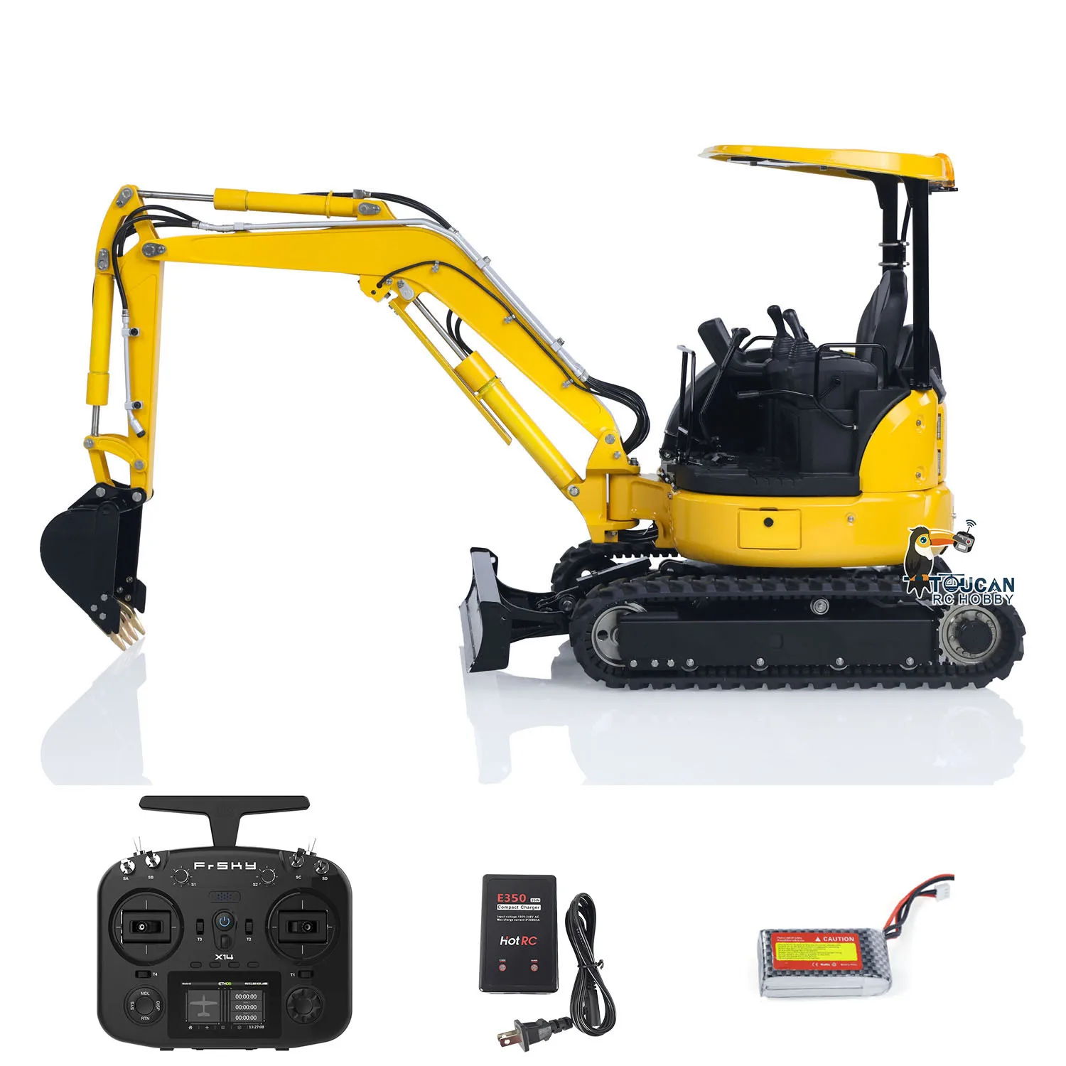 LESUPC30 1/14 Mini RC Hydraulic Excavator Metal Radio Controlled Digger Model Frsky X14 Upgrade Sound System Machine Trucks Car
LESUPC30 1/14 Mini RC Hydraulic Excavator Metal Radio Controlled Digger Model Frsky X14 Upgrade Sound System Machine Trucks Car