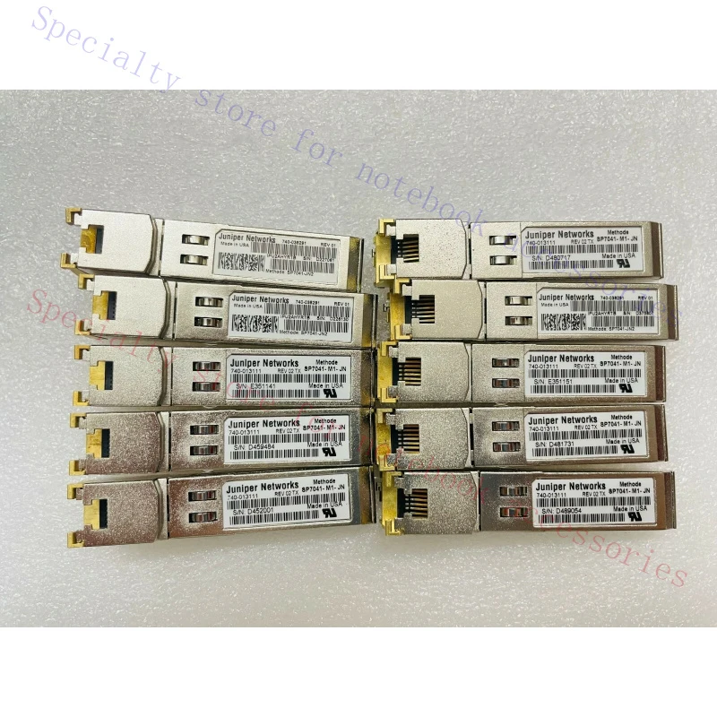 R+ FOR 10PCS Juniper EX-SFP-1GE-T 740-013111 SFP-1GE-T SFP-1G-TX SFP RJ45 100M
R+ FOR 10PCS Juniper EX-SFP-1GE-T 740-013111 SFP-1GE-T SFP-1G-TX SFP RJ45 100M
