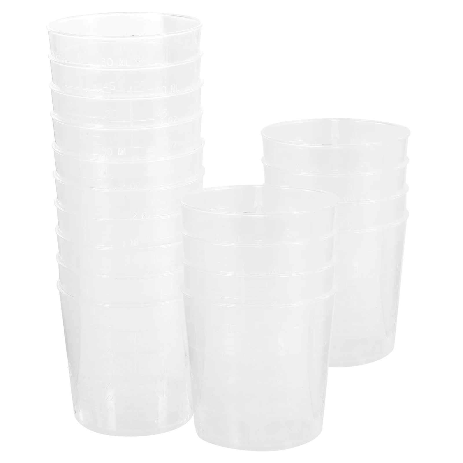 20pcs 60Ml Plastic Graduated Measuring Beaker Heat Resistant Chemical Proof Liquid Container For Lab Household Cooking
20pcs 60Ml Plastic Graduated Measuring Beaker Heat Resistant Chemical Proof Liquid Container For Lab Household Cooking