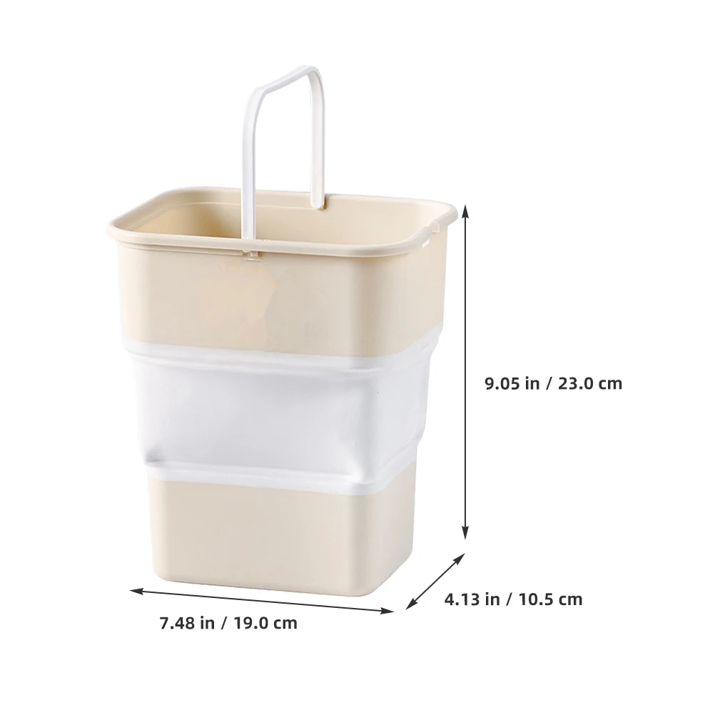 Foldable Trash Can Medium Beige Easy Clean Car Kitchen Bathroom Portable Garbage Container Plastic Mini Vehicle
Foldable Trash Can Medium Beige Easy Clean Car Kitchen Bathroom Portable Garbage Container Plastic Mini Vehicle