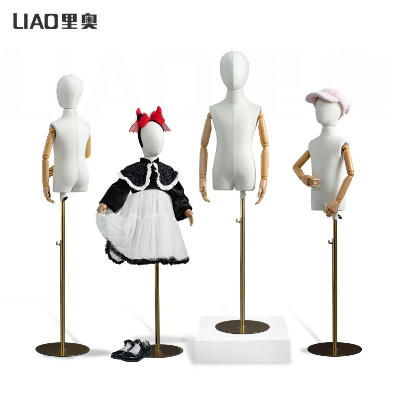 Unisex Kids Halfbody Mannequin Pinable Fabric Clothes Child Torso Upper-Body Mannequin Display for Boutique Child Dress Form
Unisex Kids Halfbody Mannequin Pinable Fabric Clothes Child Torso Upper-Body Mannequin Display for Boutique Child Dress Form