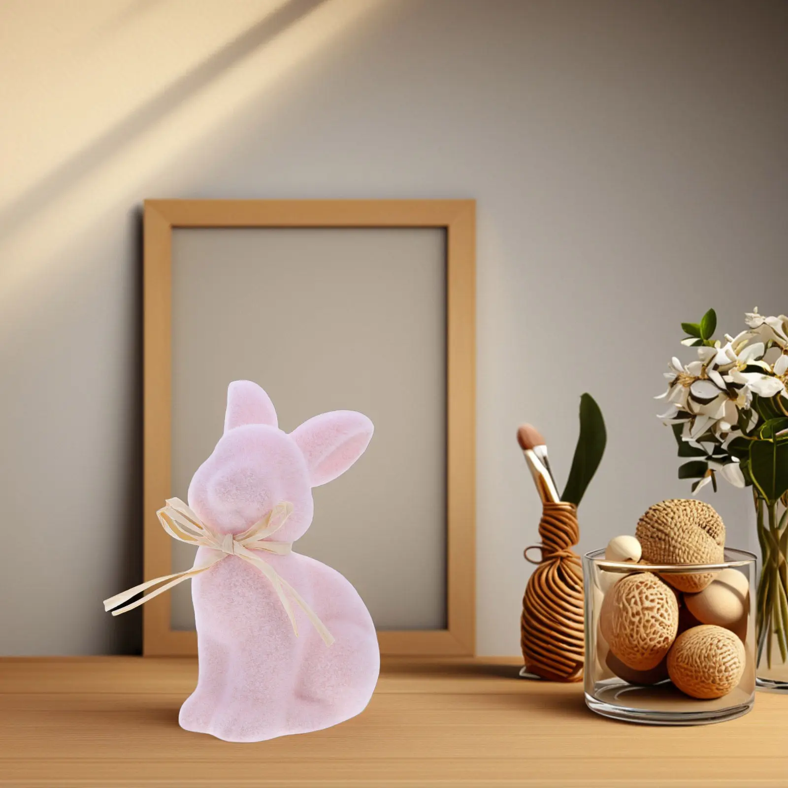 Flocking Rabbit Ornament Lifelike Easter Bunny Statue for Patio Lawn Garden Desktop Festive Decor Rabbit Decoration Spring
Flocking Rabbit Ornament Lifelike Easter Bunny Statue for Patio Lawn Garden Desktop Festive Decor Rabbit Decoration Spring