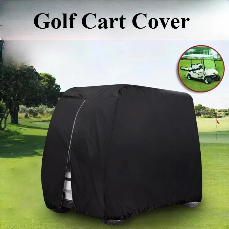Universial Golf Cart Rain Cover Waterproof Sunproof Heavy Duty Windproof Protective Golf Club Electric Sightseeing Car Cover
Universial Golf Cart Rain Cover Waterproof Sunproof Heavy Duty Windproof Protective Golf Club Electric Sightseeing Car Cover