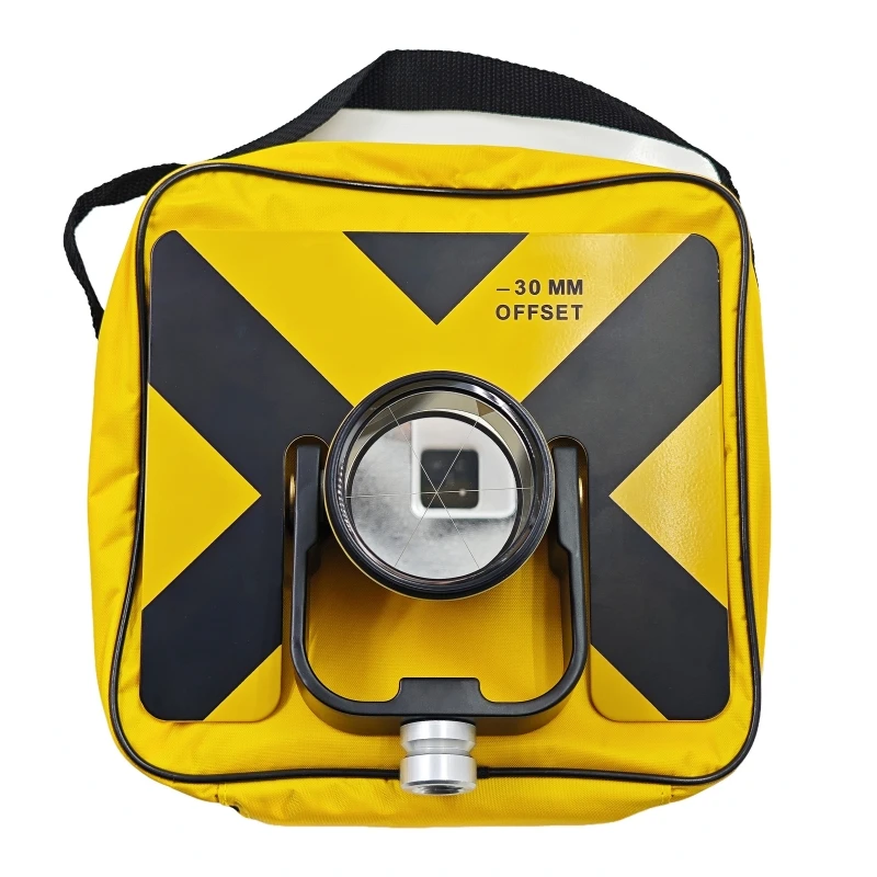 High Quality Yellow Single Prism for Top-con Total Surveying Station Constant -30/0mm 5/8x11 Female Thread with Metal Holder
High Quality Yellow Single Prism for Top-con Total Surveying Station Constant -30/0mm 5/8x11 Female Thread with Metal Holder