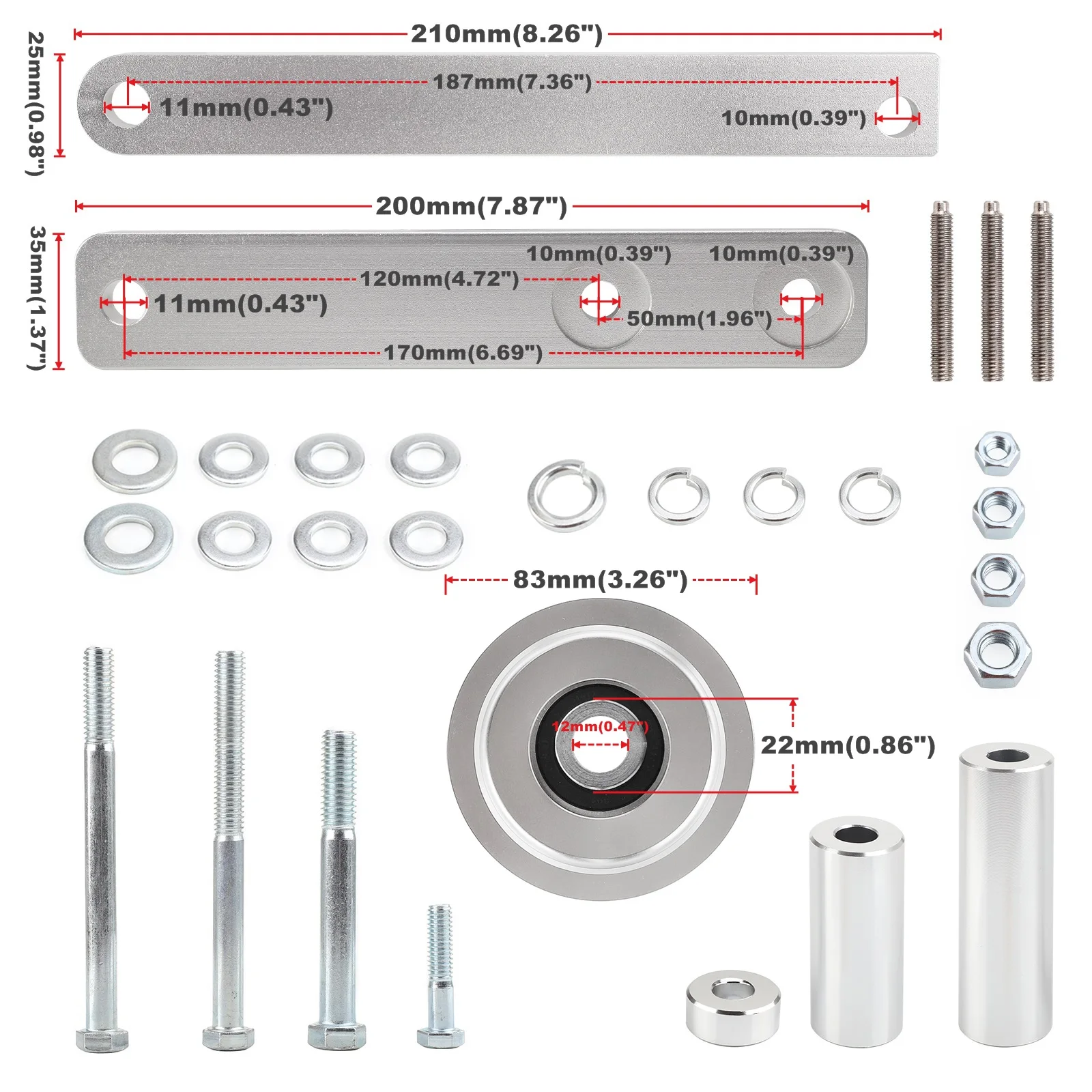 For 1985-1991 Corvette C4 L98 5.7L V8 Silver Off Road Car Auto Accessories Aluminum Air Pump Smog Pump Pulley Kit Replacement
For 1985-1991 Corvette C4 L98 5.7L V8 Silver Off Road Car Auto Accessories Aluminum Air Pump Smog Pump Pulley Kit Replacement