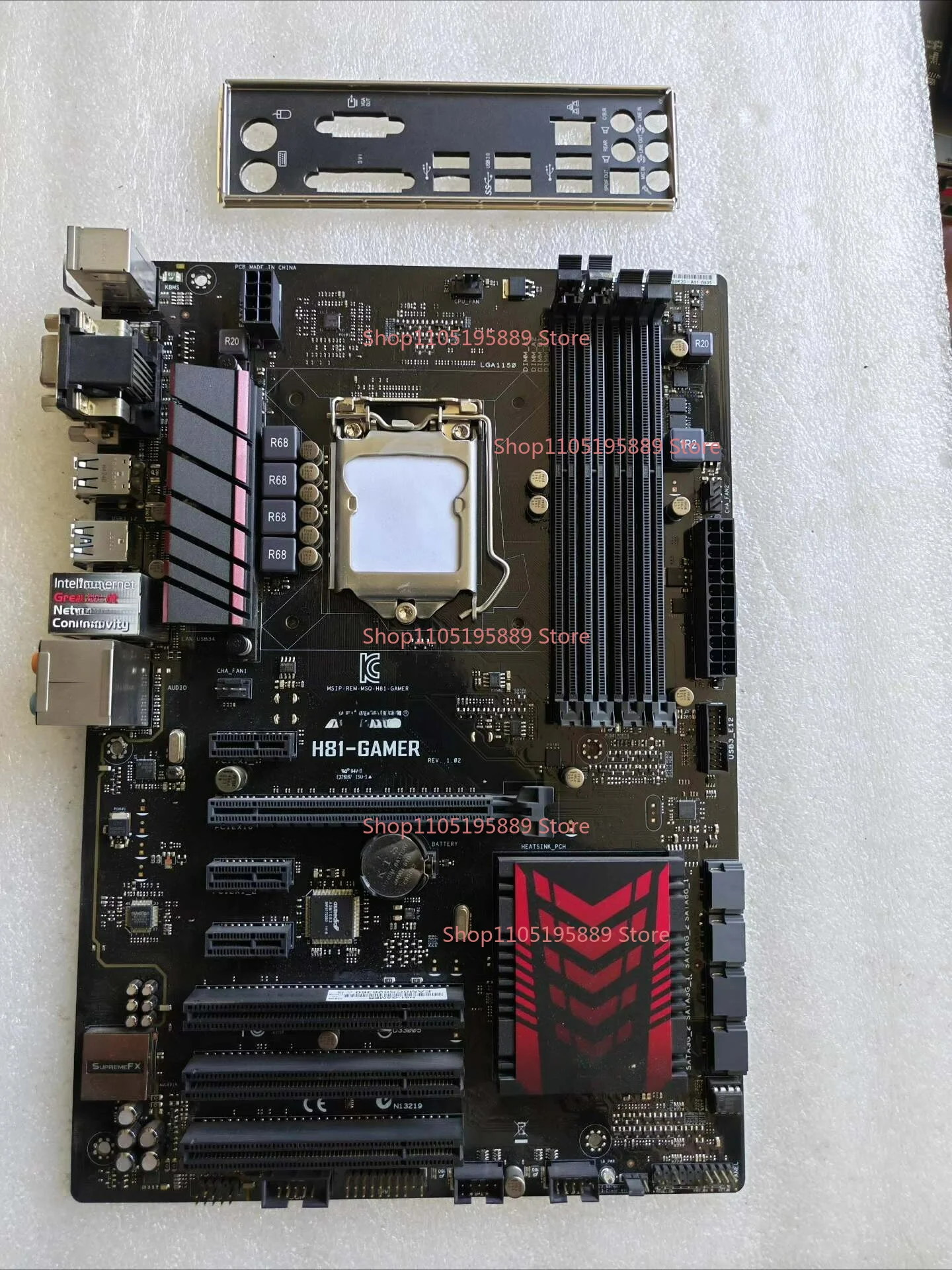 For ASUS H81-GAMER Main Board Support LGA1150 DDR3 Fourth Generation CPU
For ASUS H81-GAMER Main Board Support LGA1150 DDR3 Fourth Generation CPU
