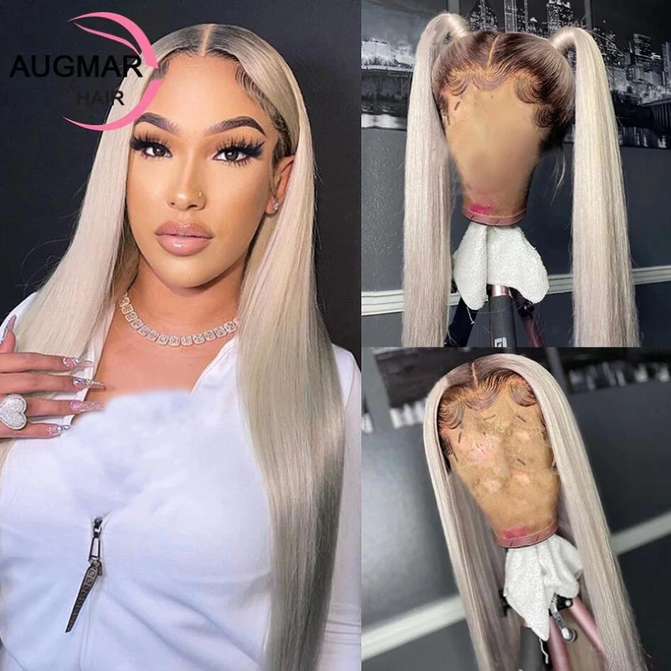 30 Inch 13x6 HD Lace Frontal Wig Pre Plucked Ash Blonde Straight Lace Front Wigs Human Hair Ombre Brown 13x4 360 Lace Front Wig
30 Inch 13x6 HD Lace Frontal Wig Pre Plucked Ash Blonde Straight Lace Front Wigs Human Hair Ombre Brown 13x4 360 Lace Front Wig